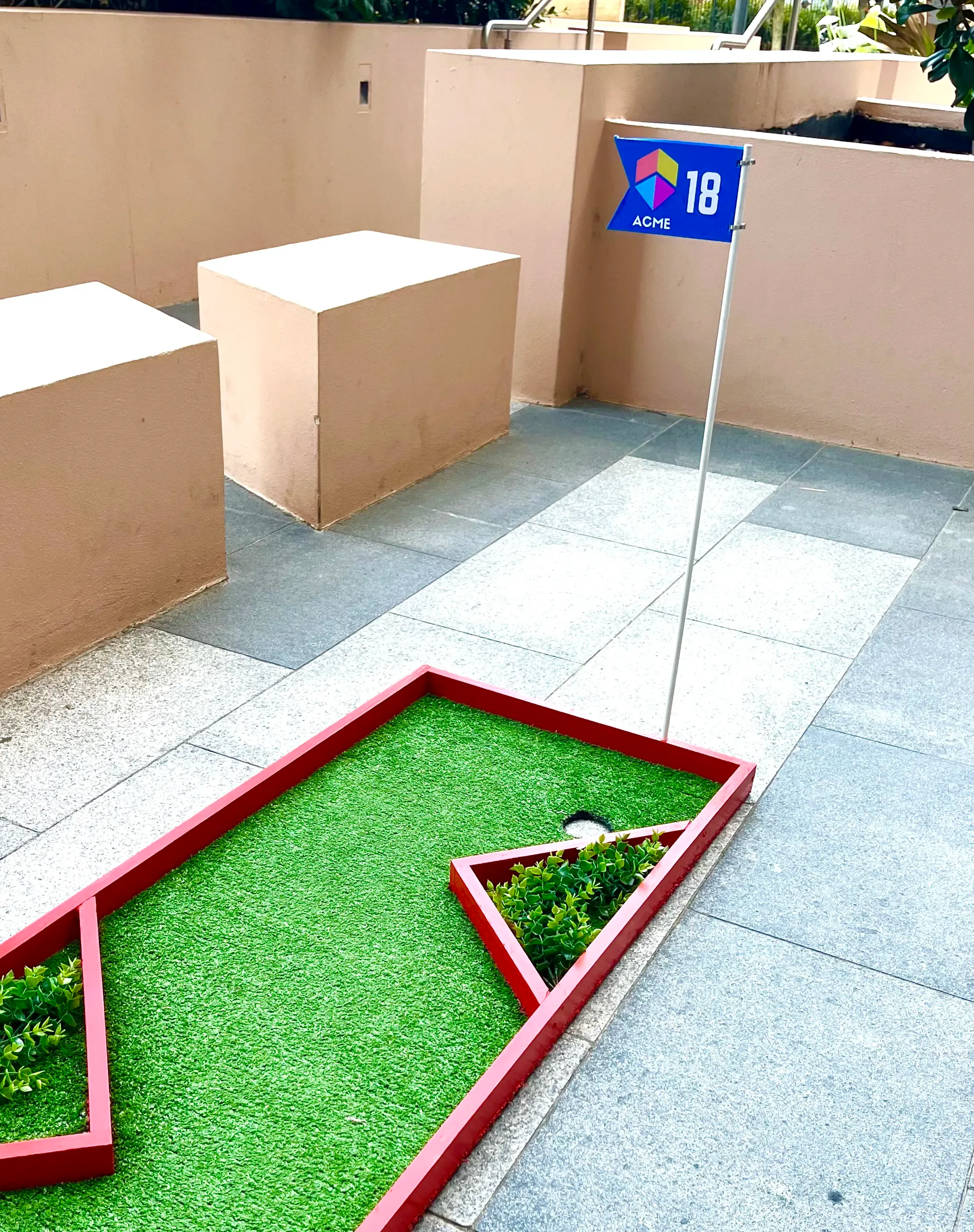 Custom Flags Mini Golf Hire Sydney